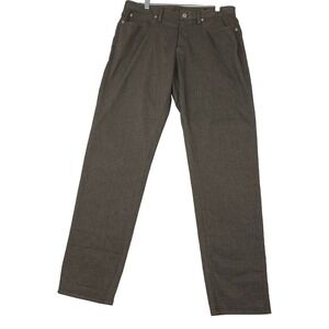 BONOBOS men's size 33/34 Gray straight-leg Athletic‎ Jeans pockets